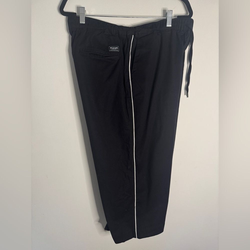 WILDFANG The Essential Loose Leg Cropped Drawstring Pant US XL